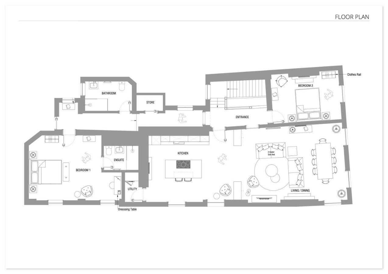 Most Central Luxury Grade 2 Listed Apartment Overlooking Shrewsbury Square - Free Parking المظهر الخارجي الصورة