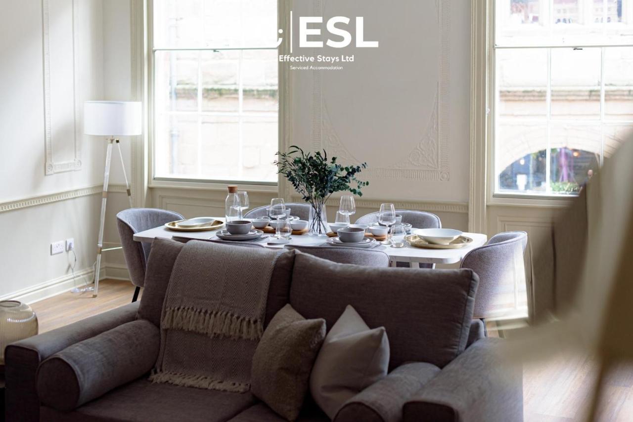 Most Central Luxury Grade 2 Listed Apartment Overlooking Shrewsbury Square - Free Parking المظهر الخارجي الصورة