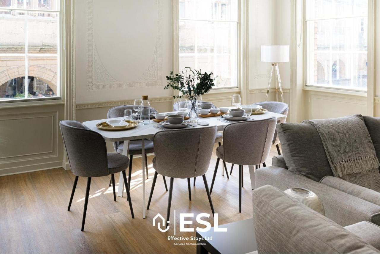 Most Central Luxury Grade 2 Listed Apartment Overlooking Shrewsbury Square - Free Parking المظهر الخارجي الصورة