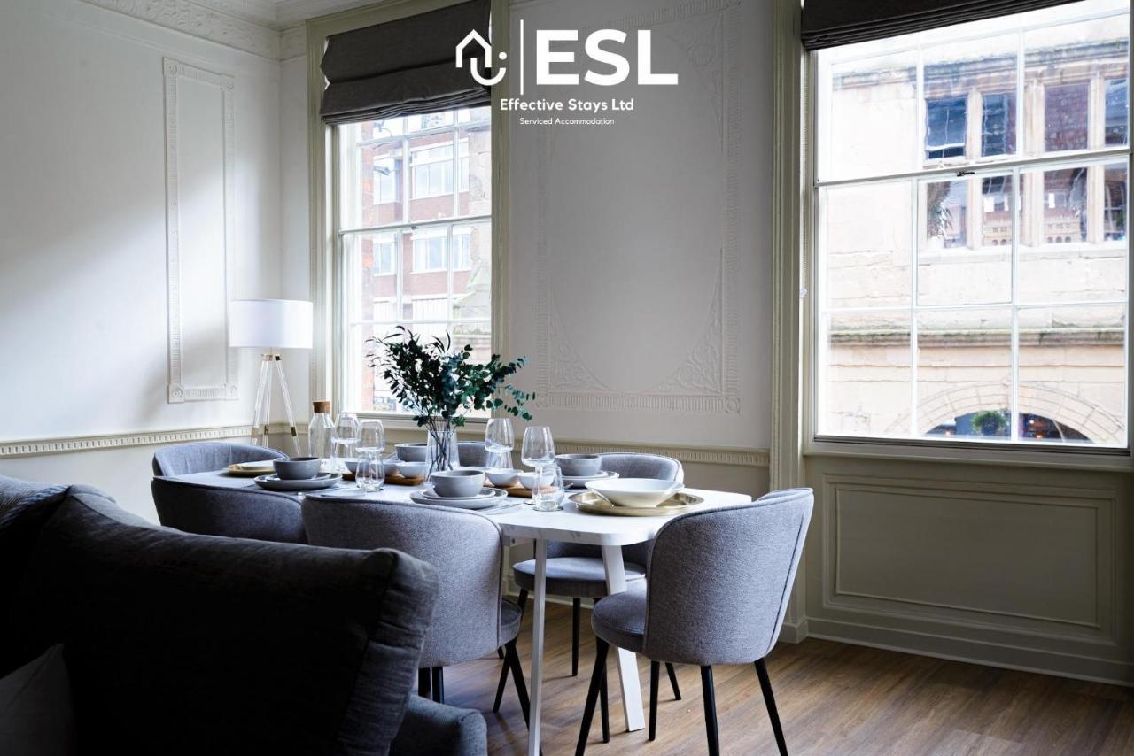Most Central Luxury Grade 2 Listed Apartment Overlooking Shrewsbury Square - Free Parking المظهر الخارجي الصورة