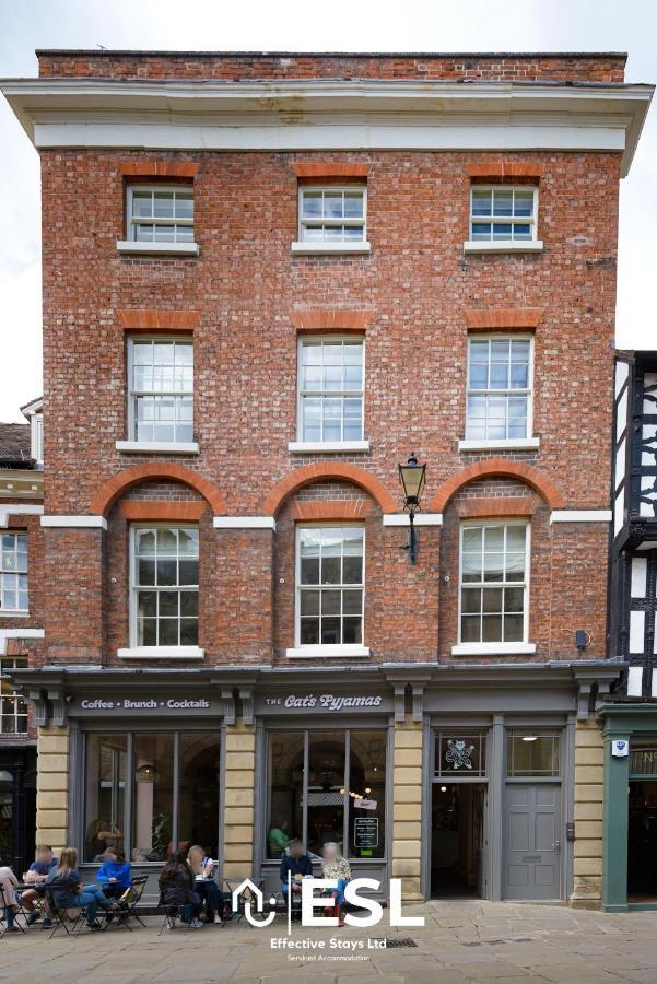 Most Central Luxury Grade 2 Listed Apartment Overlooking Shrewsbury Square - Free Parking المظهر الخارجي الصورة