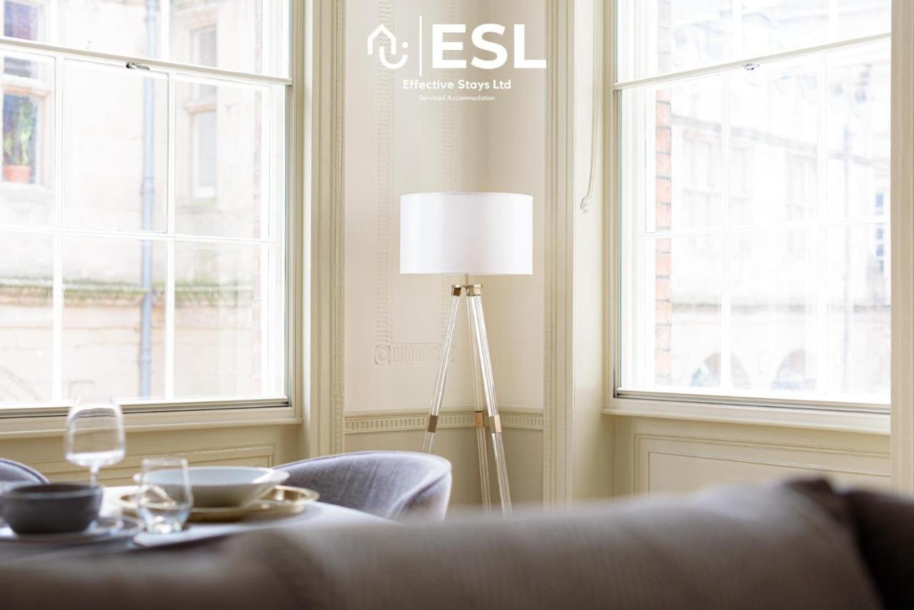 Most Central Luxury Grade 2 Listed Apartment Overlooking Shrewsbury Square - Free Parking المظهر الخارجي الصورة