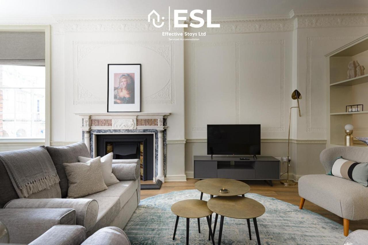 Most Central Luxury Grade 2 Listed Apartment Overlooking Shrewsbury Square - Free Parking المظهر الخارجي الصورة